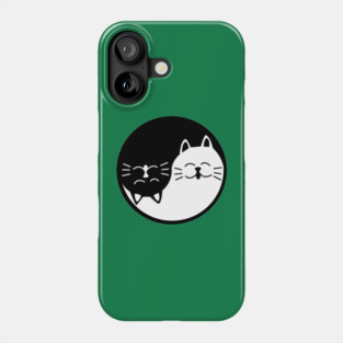 Cat Yin Yang Phone Case