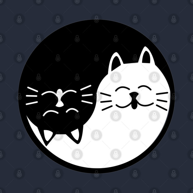 Cat Yin Yang by DickinsonDesign