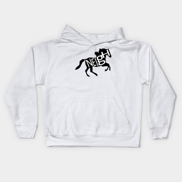 Horse Kids Hoodie by DickinsonDesign