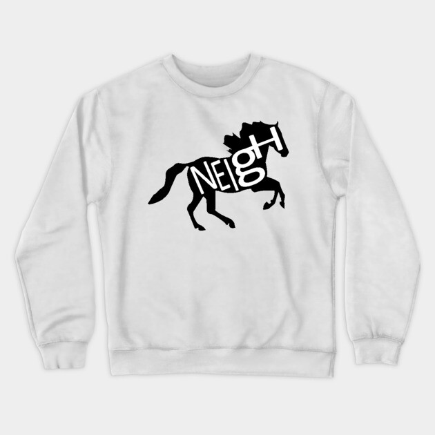 Horse Crewneck Sweatshirt by DickinsonDesign