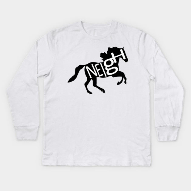 Horse Kids Long Sleeve T-Shirt by DickinsonDesign