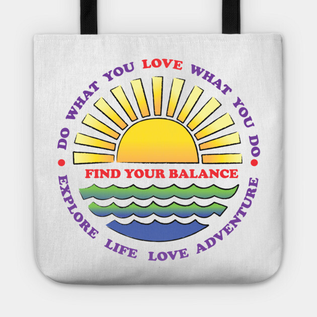 Find Your Balance Tote by DickinsonDesign