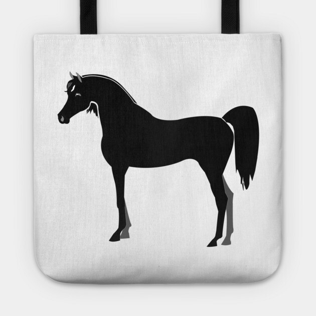 Black Arabian Tote by DickinsonDesign