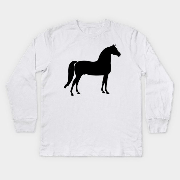 Morgan Horse-Gelding/Stallion Kids Long Sleeve T-Shirt by DickinsonDesign