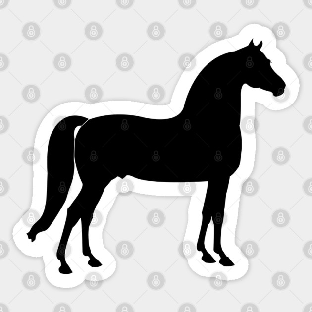 Morgan Horse-Gelding/Stallion Sticker by DickinsonDesign