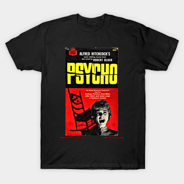 PSYCHO-Novel by Robert Bloch T-Shirt by Rot In Hell Club