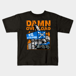 Mobile Crane Rig Kids T-Shirt