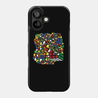 Rubiks cube, puzzle master Phone Case