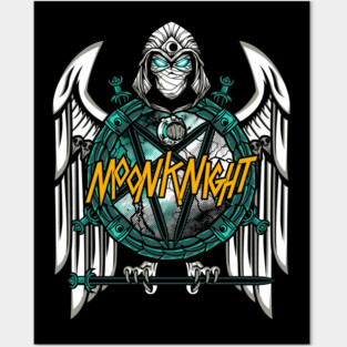 Moon Metal Posters and Art