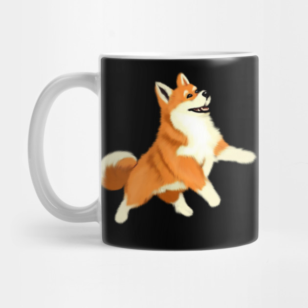 Happy Shiba Inu Dog by logiamerch