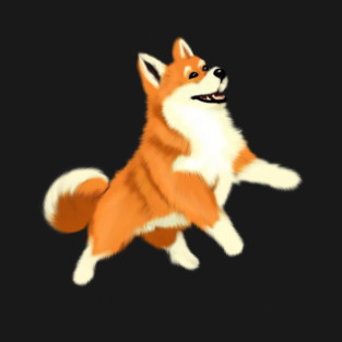 Happy Shiba Inu Dog T-Shirt