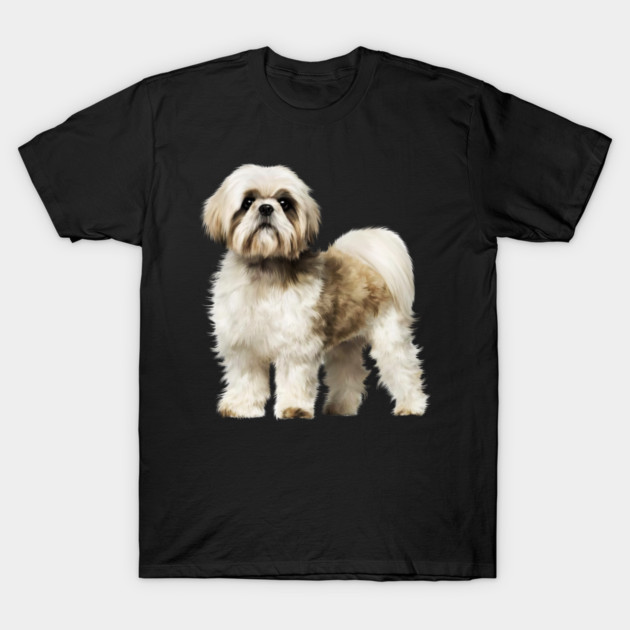Cute Shih Tzu, Dog Lover T-Shirt by logiamerch