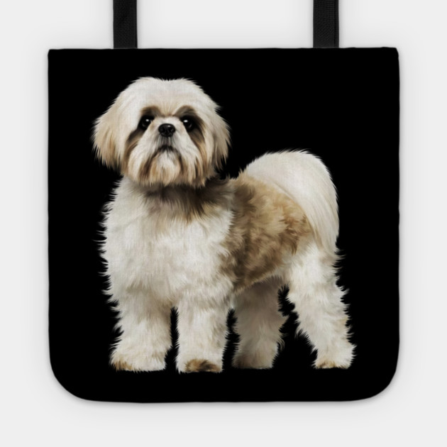 Cute Shih Tzu, Dog Lover Tote by logiamerch