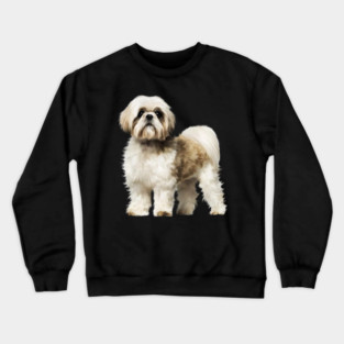 Cute Shih Tzu, Dog Lover Crewneck Sweatshirt
