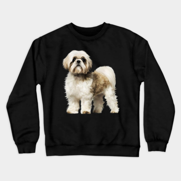 Cute Shih Tzu, Dog Lover Crewneck Sweatshirt by logiamerch