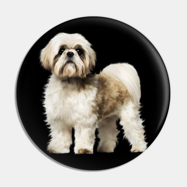 Cute Shih Tzu, Dog Lover Pin by logiamerch