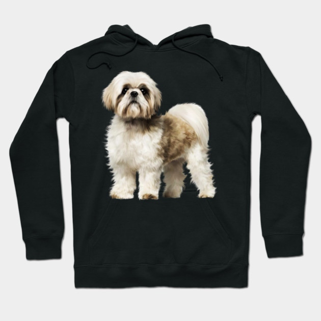 Cute Shih Tzu, Dog Lover Hoodie by logiamerch