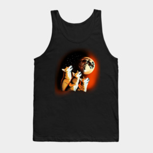 Shiba Dogs Howling at Moon, Shiba Dog Lover Tank Top