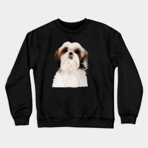 Shih tzu Dog Crewneck Sweatshirt by logiamerch