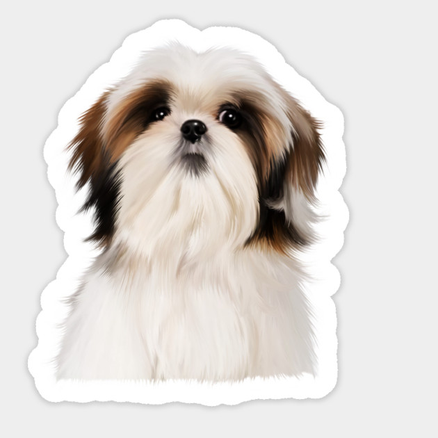 Shih tzu Dog Sticker by logiamerch