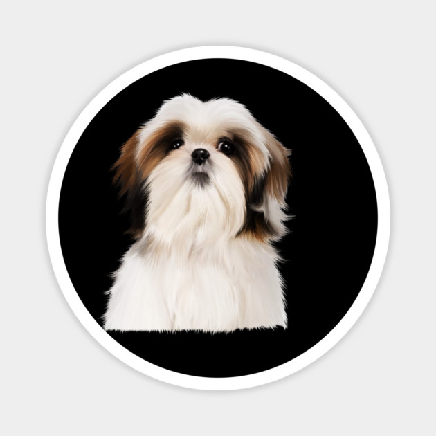 Shih tzu Dog Magnet by logiamerch