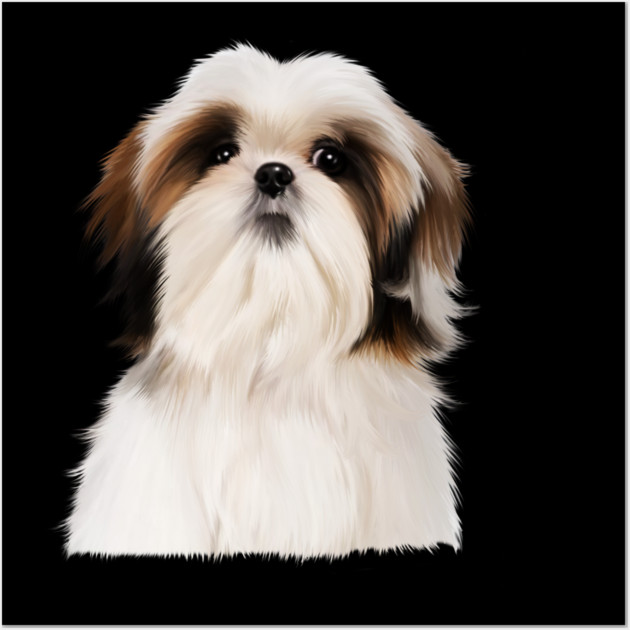 Shih tzu Dog Wall Art by logiamerch