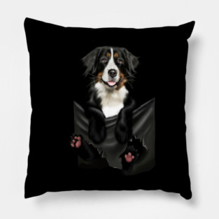 Shepherd dog inside Pocket Pillow