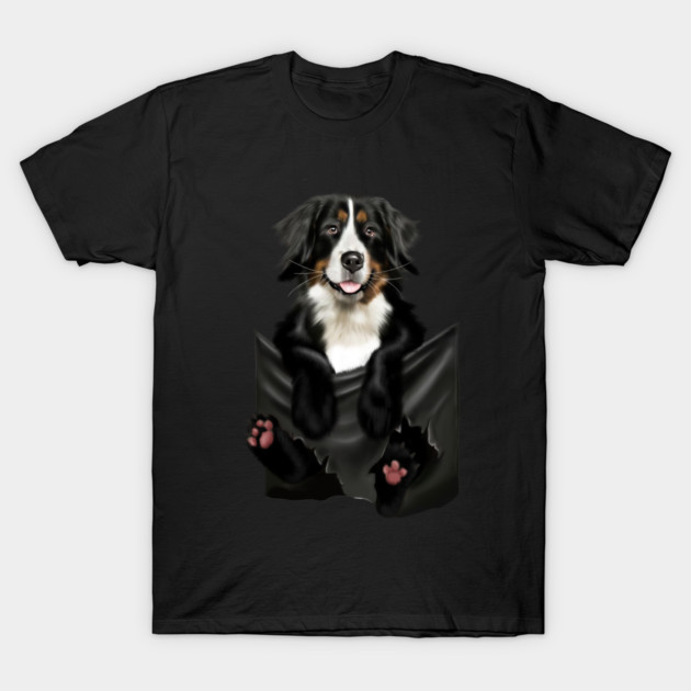 Shepherd dog inside Pocket T-Shirt by logiamerch