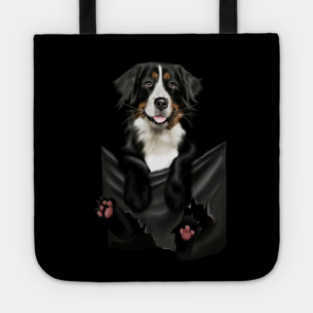 Shepherd dog inside Pocket Tote
