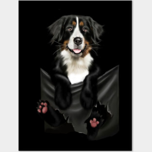 Shepherd dog inside Pocket Posters and Art