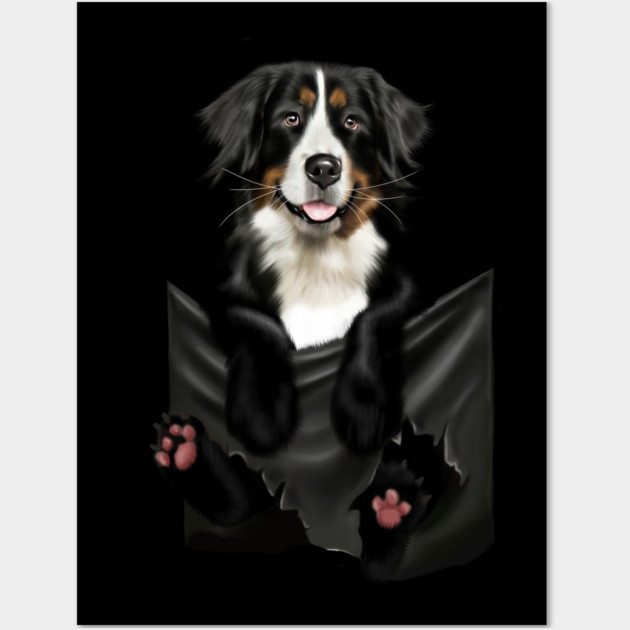 Shepherd dog inside Pocket Wall Art by logiamerch