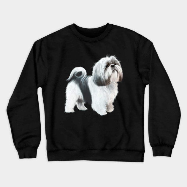 Shih tzu Dog Crewneck Sweatshirt by logiamerch