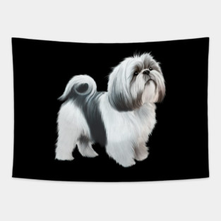 Shih tzu Dog Tapestry