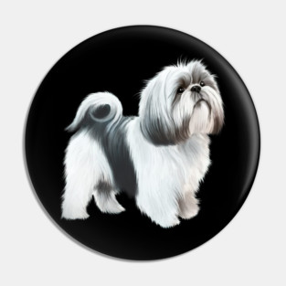 Shih tzu Dog Pin