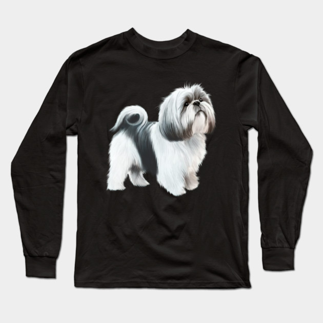 Shih tzu Dog Long Sleeve T-Shirt by logiamerch