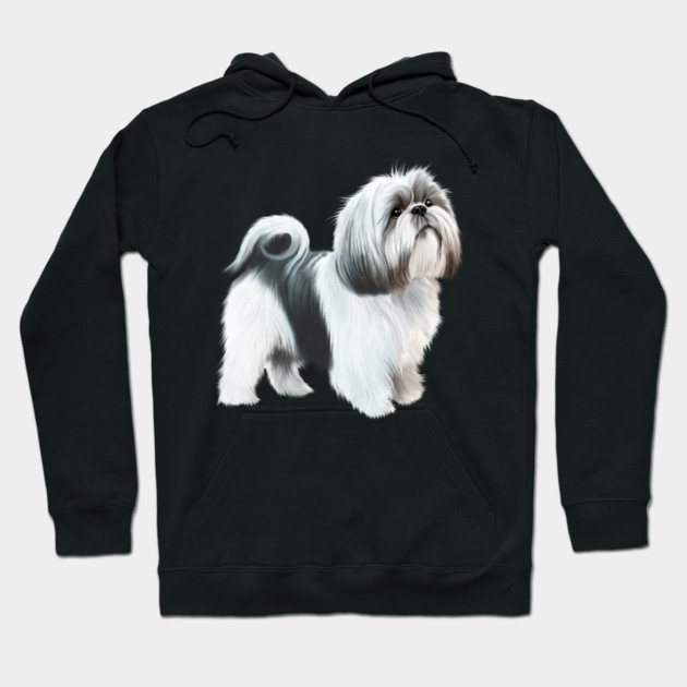 Shih tzu Dog Hoodie by logiamerch