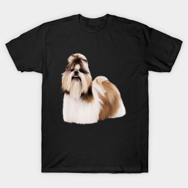 Cute Shih Tzu, Dog Lover T-Shirt by logiamerch