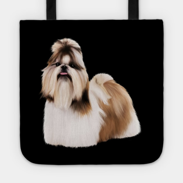 Cute Shih Tzu, Dog Lover Tote by logiamerch