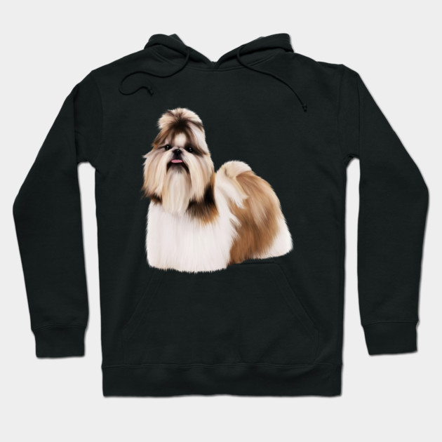 Cute Shih Tzu, Dog Lover Hoodie by logiamerch