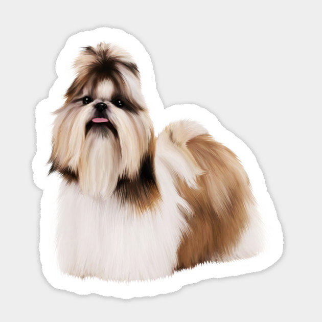 Cute Shih Tzu, Dog Lover Sticker by logiamerch