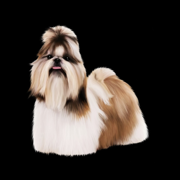 Cute Shih Tzu, Dog Lover by logiamerch