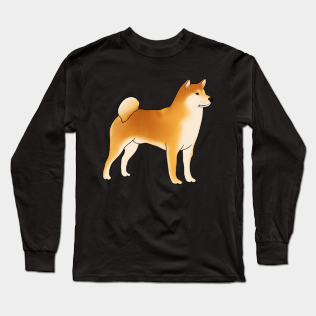 Shiba Inu Dog, Shiba Inu Lovers Long Sleeve T-Shirt by logiamerch