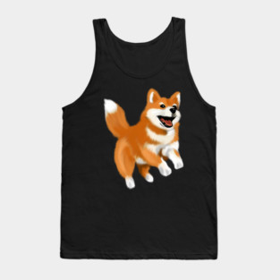 Happy Shiba Dog, Shiba Inu Lover Tank Top