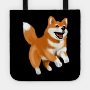 Happy Shiba Dog, Shiba Inu Lover Tote