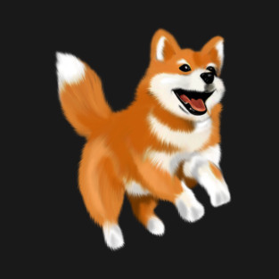 Happy Shiba Dog, Shiba Inu Lover T-Shirt