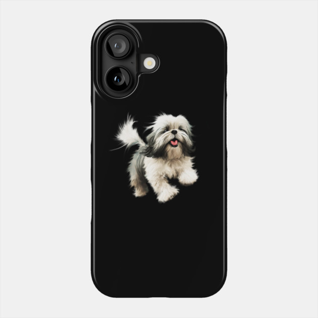 Happy Shih Tzu Dog Phone Case by logiamerch