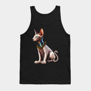 Sphynx Cat, Cat Lover Tank Top