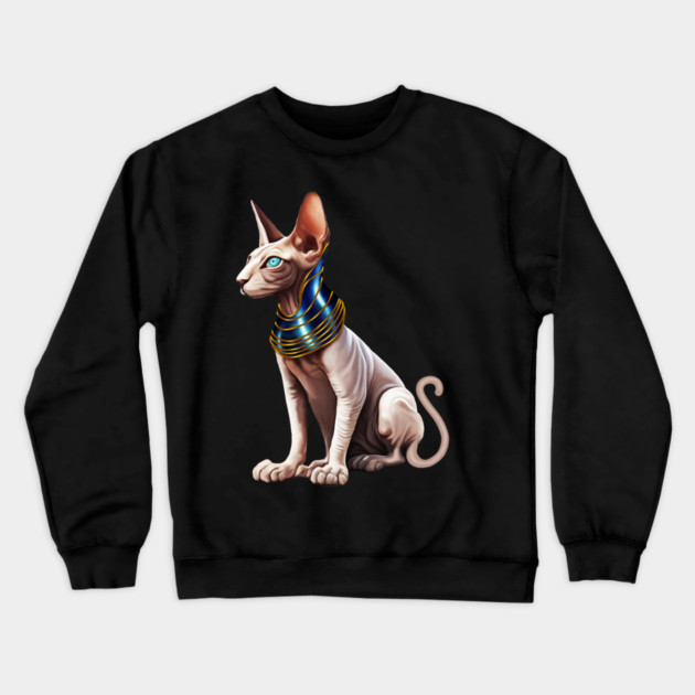 Sphynx Cat, Cat Lover Crewneck Sweatshirt by logiamerch