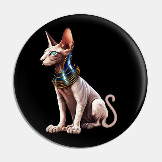 Sphynx Cat, Cat Lover Pin by logiamerch