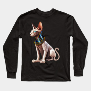 Sphynx Cat, Cat Lover Long Sleeve T-Shirt